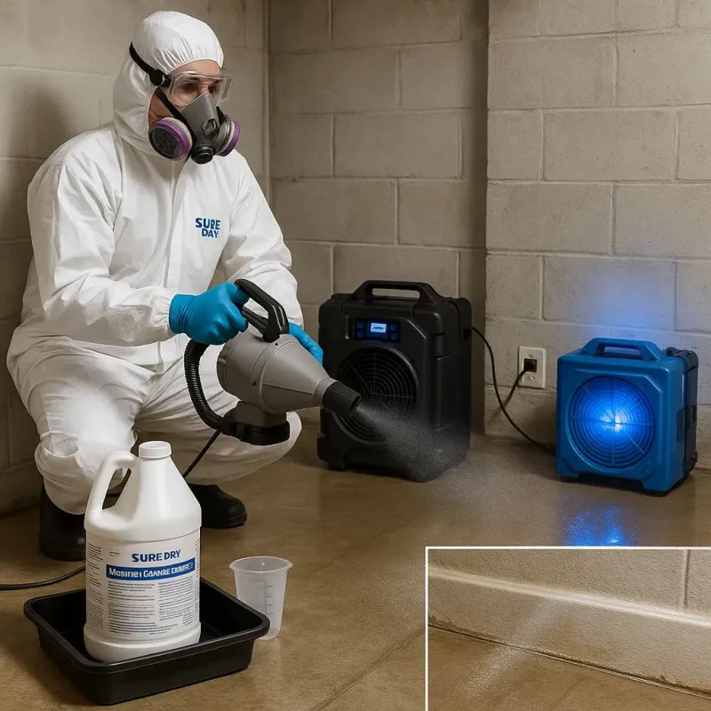 Sanitization and Odor Removal process in Lower Grand Lagoon, FL